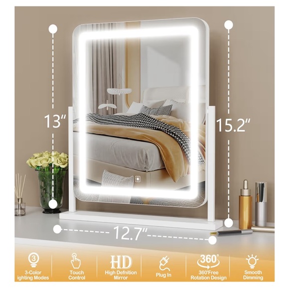 Smart Touch Control LED Mirror - Picture 2 of 8